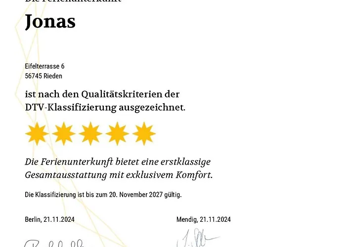 Jonas בית נופש Rieden (Mayen-Koblenz)